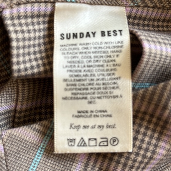 Aritzia high waisted plaid skirt super cute!! - Picture 2 of 2